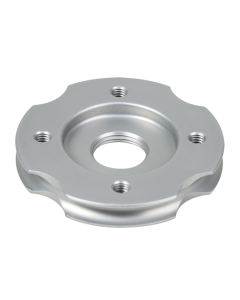 4-Hole Lamination Plate, Round, Threaded Hole, Tie Groove, Al