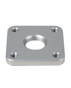 4-Hole Lamination Plate, Square, Threaded Hole, Al